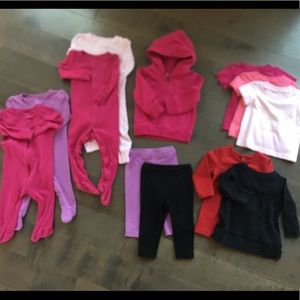 Primary Baby Girl Capsule Lot Bundle